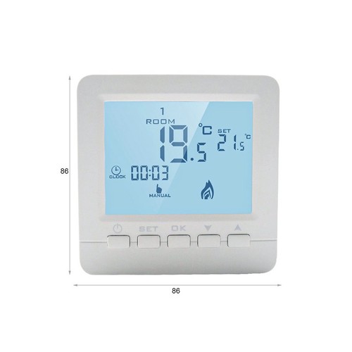 Termostato digitale con tasti - digitale,